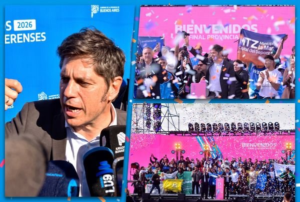 Kicillof inauguró los Juegos Bonaerenses en Mar del Plata y cuestionó el recorte nacional
