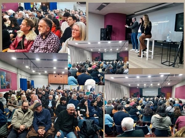 Julia Strada, diputada de Fuerza Patria, presentó informe económico y analizó el DNU 70/2023 en Necochea