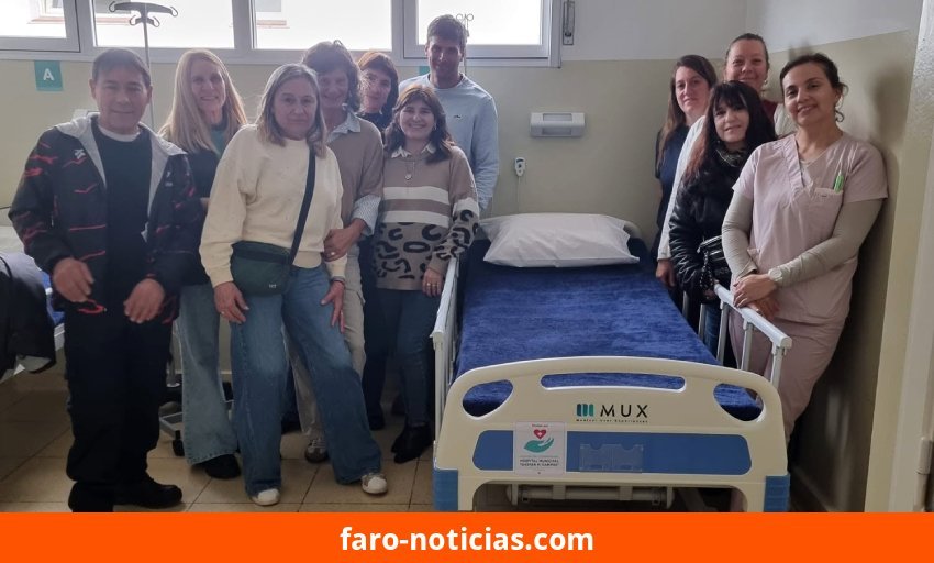 La Cooperadora del Hospital de Lobería donó cuatro camas ortopédicas eléctricas por más de $8 millones