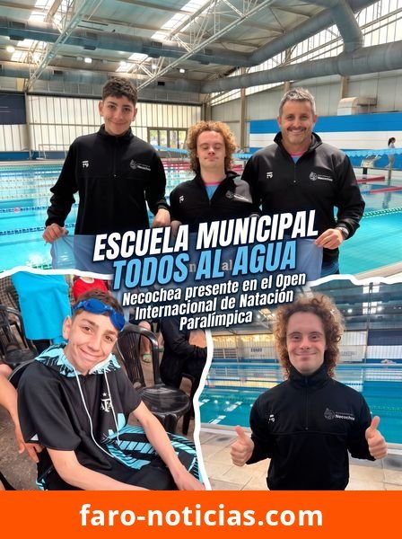 Escuela Municipal ‘Todos al Agua’ triunfa en el Open Internacional de Natación Paralímpica