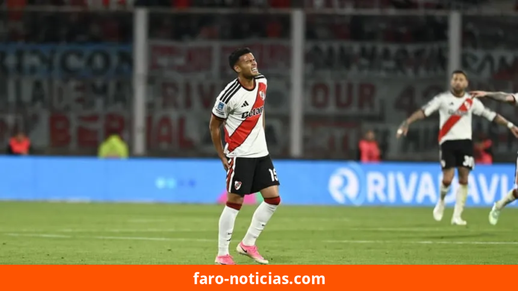 River Plate pierde a Fausto Vera por desgarro y se pierde el Superclásico contra Boca