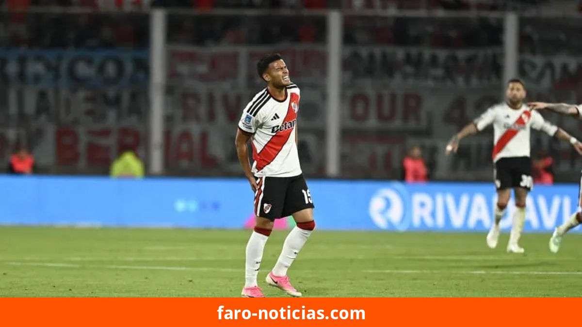 River Plate pierde a Fausto Vera por desgarro y se pierde el Superclásico contra Boca