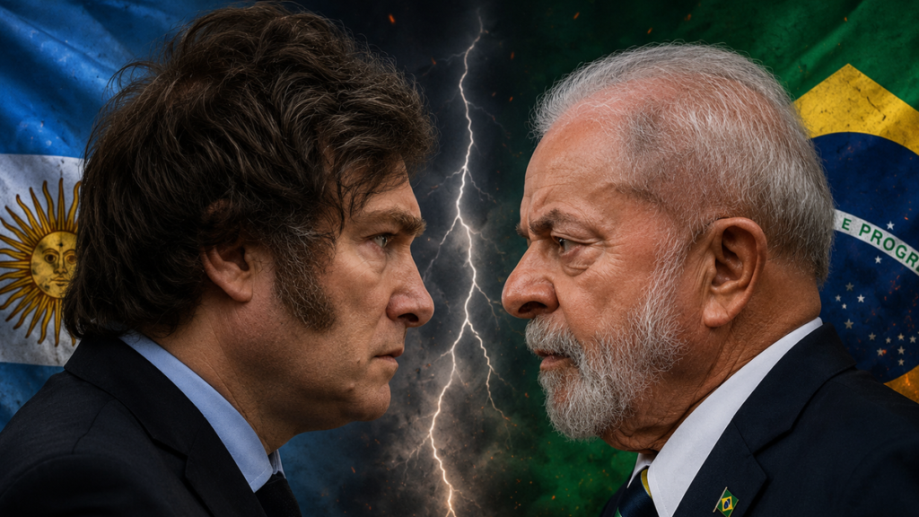 Cancillería de Brasil repudia dichos de Milei contra Lula y alerta por injerencia externa