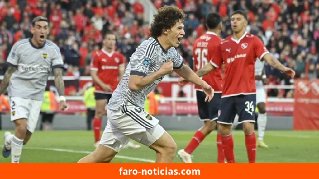 Boca Juniors vence a Independiente 1‑0 con gol de cabeza y se mantiene líder de la tabla anual