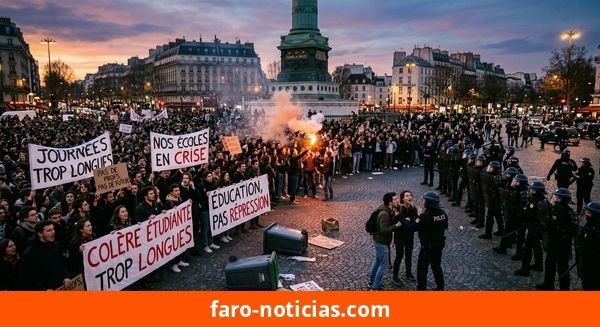 Francia en crisis: protestas estudiantiles y alarmante aumento de la deuda soberana