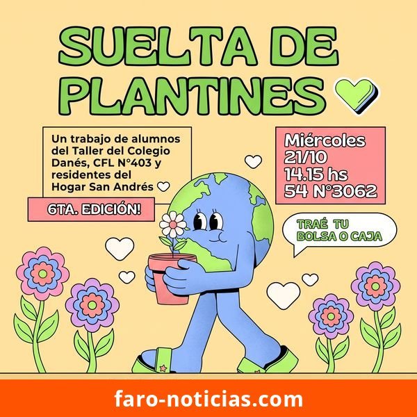 Necochea y Quequén celebran la 6ª Suelta de Plantas y Plantines en el Centro Cultural
