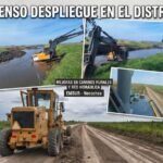 Necochea intensifica obras en caminos rurales y redes hidráulicas tras 775 mm de lluvia acumulada