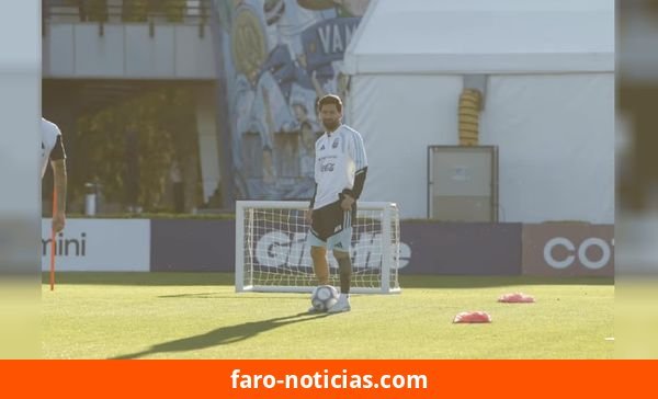Lionel Messi realizará su último entrenamiento con la Selección Argentina antes del amistoso de despedida contra Benín