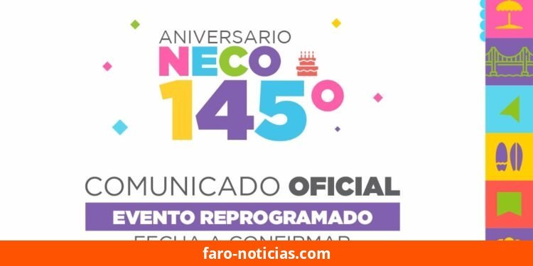 Reprograman los festejos por el 145° aniversario de Necochea por mal tiempo
